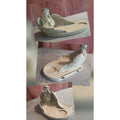 Off-White Praying Angel Resin Display Stand w/ Candle Well & Photo Slot