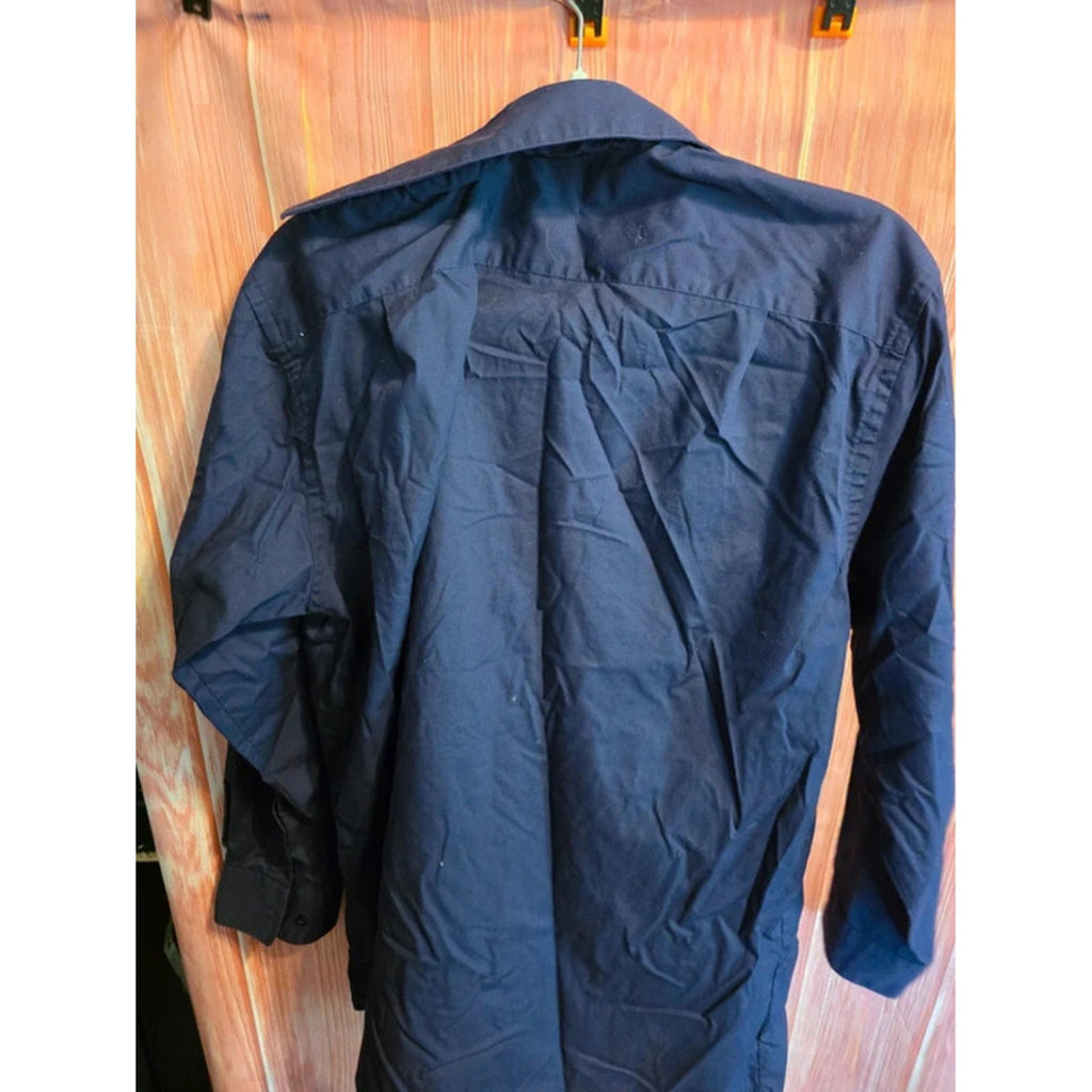 Van Heusen Studio Slim Fit Navy Blue Dress Shirt 16-16.5 32/33