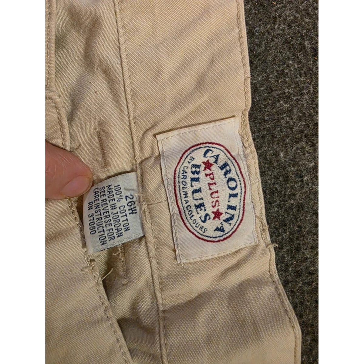 Carolina Colours Plus 26W Khaki Cargo Pants Y2K Utility