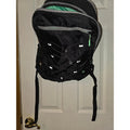 HP Black backpack with green lining