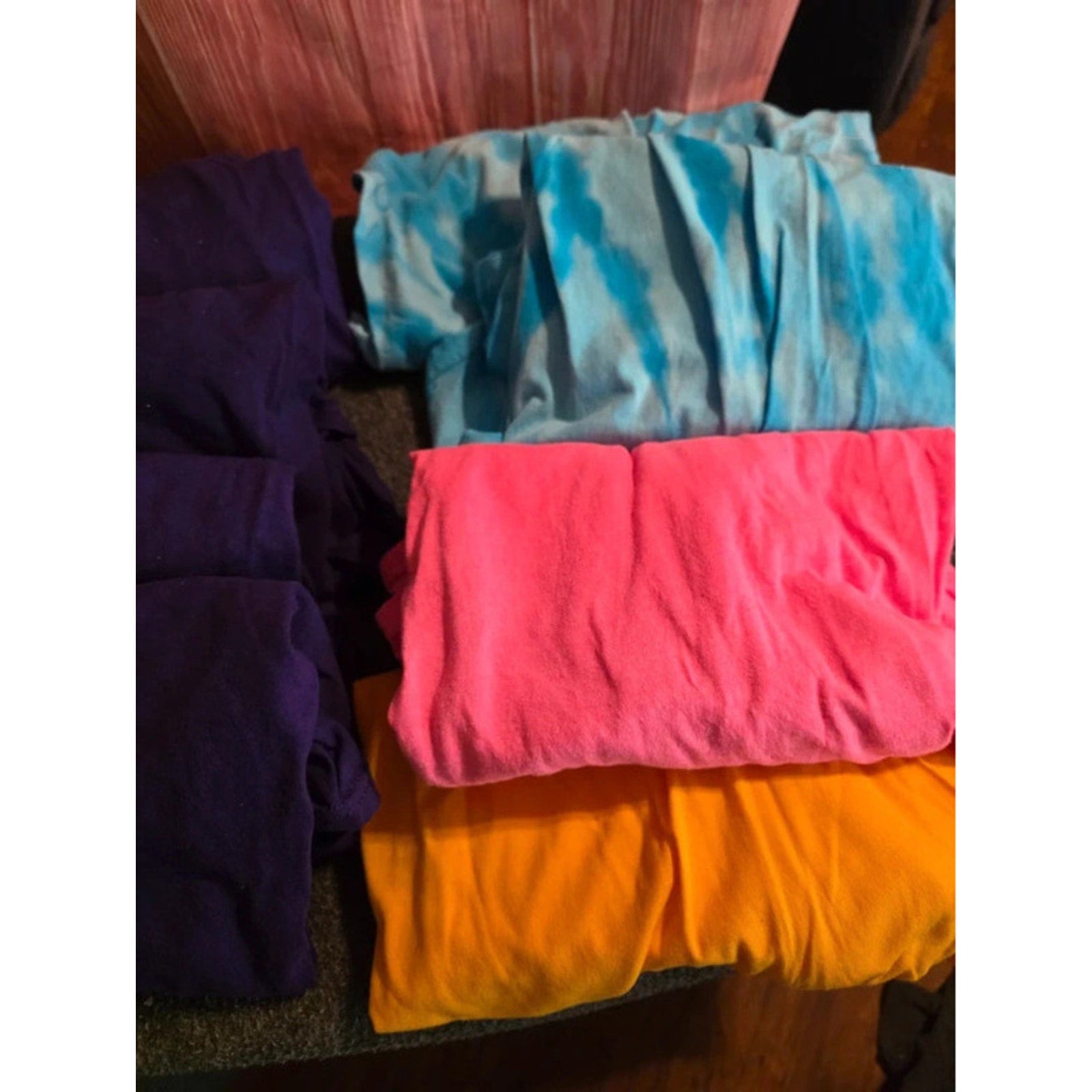8 Size 3XL T-Shirts - Unisex Fit - Tie Dye, Purple & Bright Colors