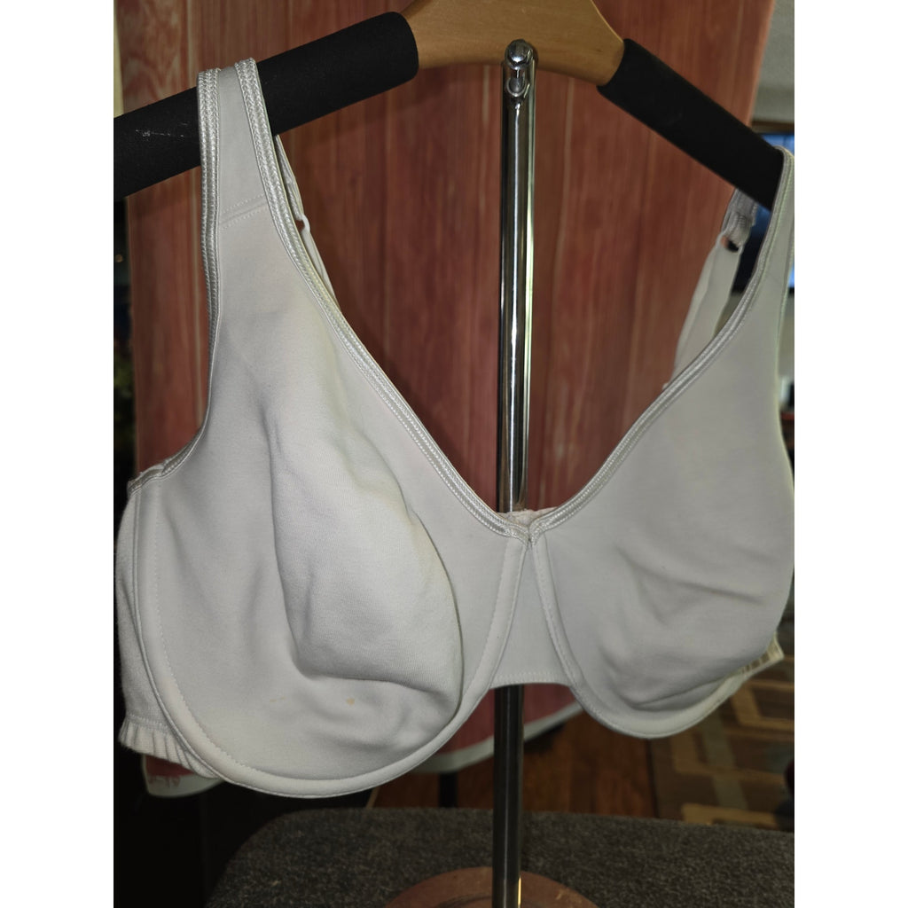 Cacique Lane Bryant White Balconette Bra 46C (MSRP $55)