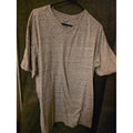 Faded Glory XL 46-48 Mens Heather Grey Blue Fleck V Neck Short Sleeve T Shirt