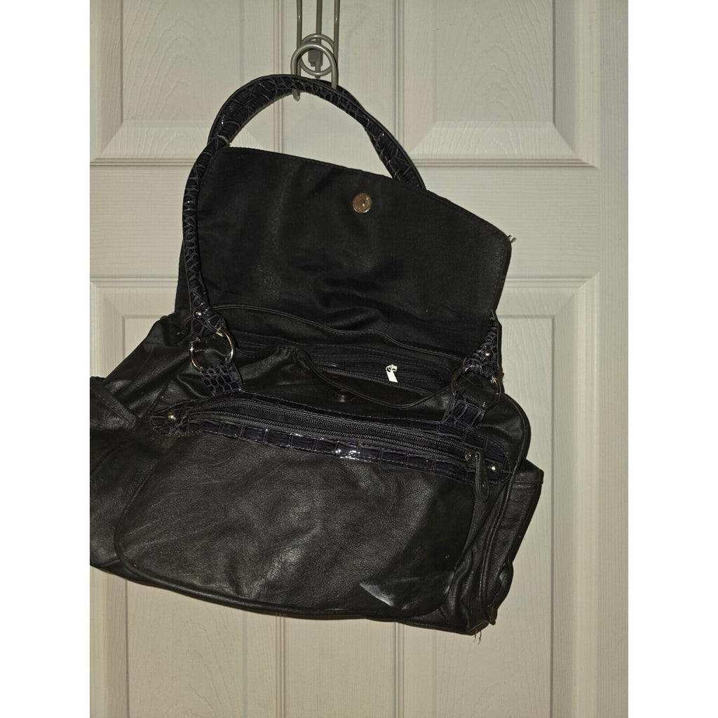 Black shoulder handbag