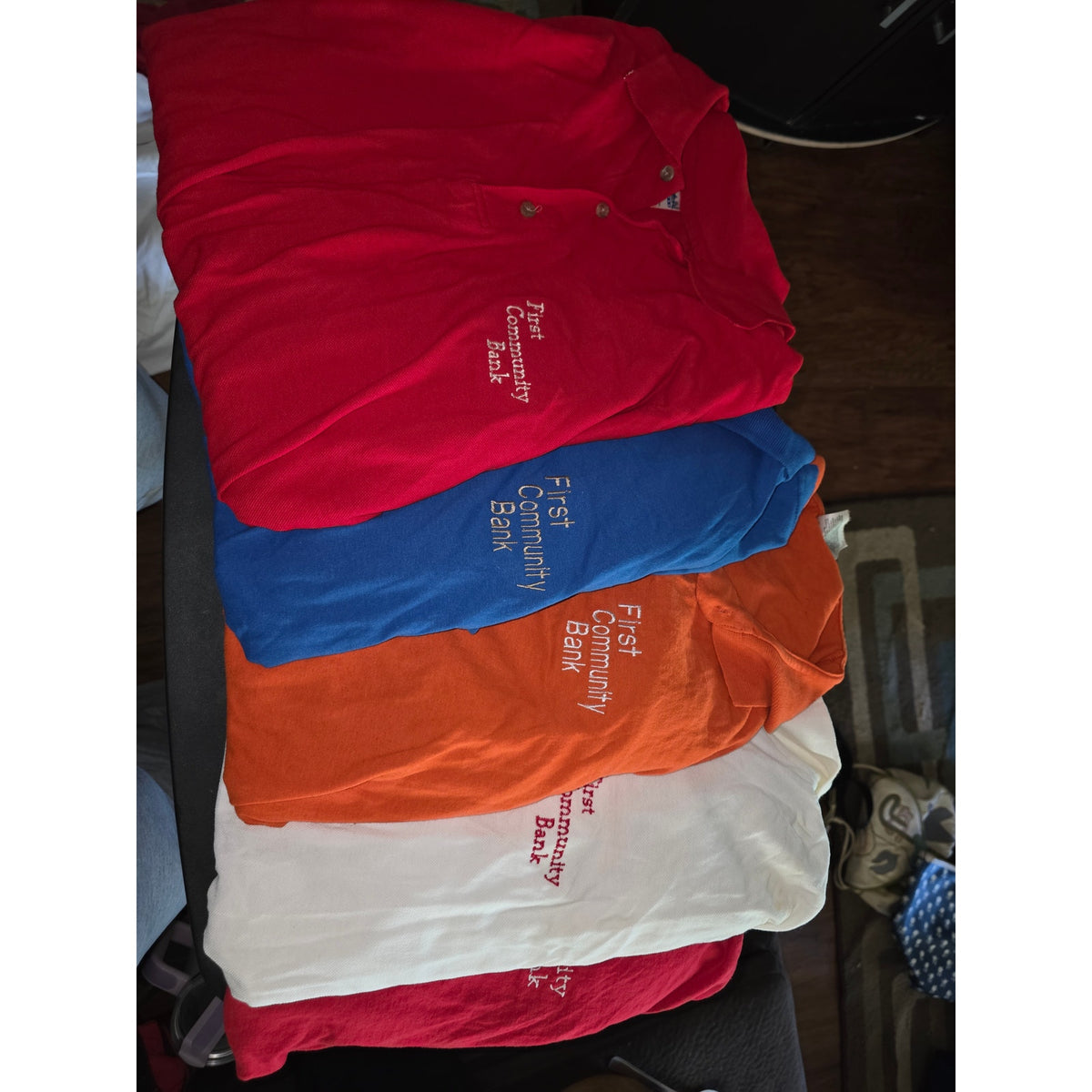 5-Pack Adult 2XL Polos - Versatile Work & Craft Lot
