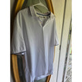 IZOD Performance Mens Size XL Solid White Golf Polo Tipped Collar Sleeve