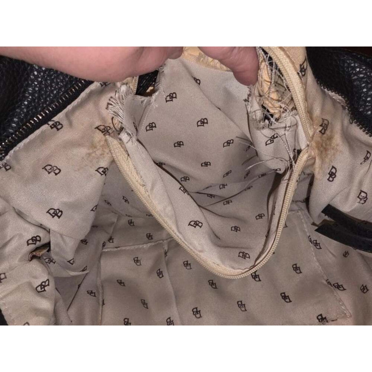 Vintage Dooney & Bourke DB Nautical Rope Monogram Shoulder Bag & Matching Wallet