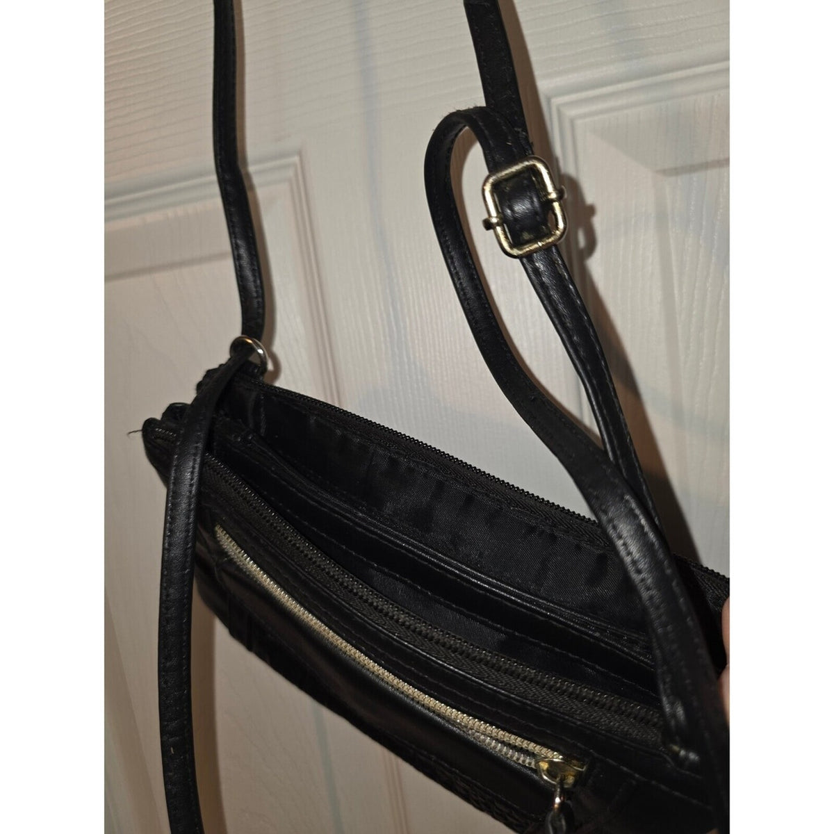 Black crossbody purse