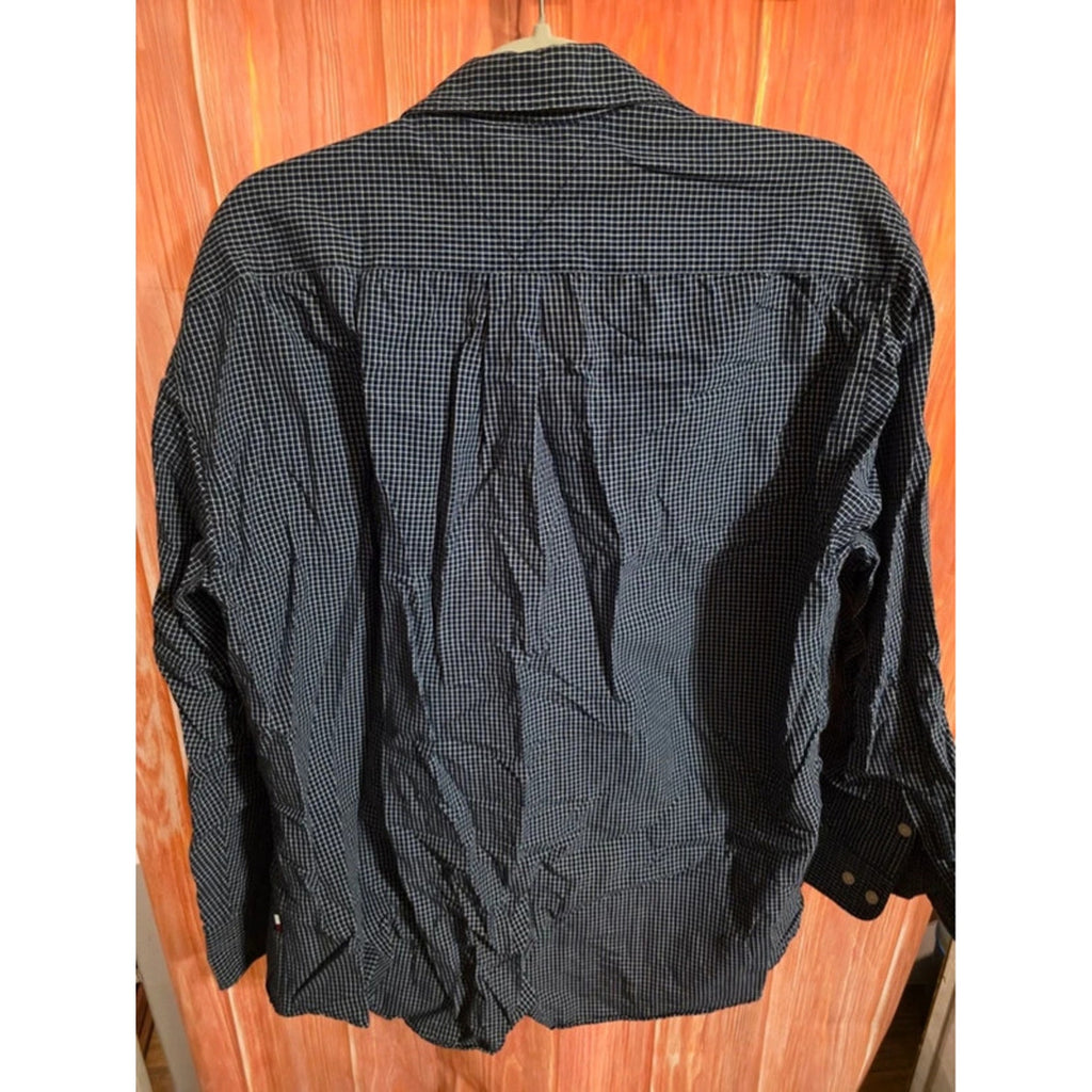 Vintage Tommy Hilfiger Mens Large 100% Cotton Button Down Shirt Long Sleeve