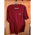 Fruit of the Loom Maroon Short Sleeve T-Shirt Cotton Crewneck Tee 3XL Big & Tall