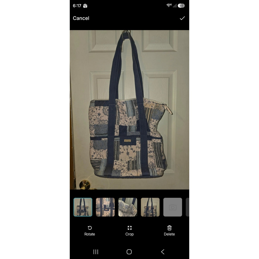 Charming Bellataylor Patchwork Quilted Everyday Tote Bag