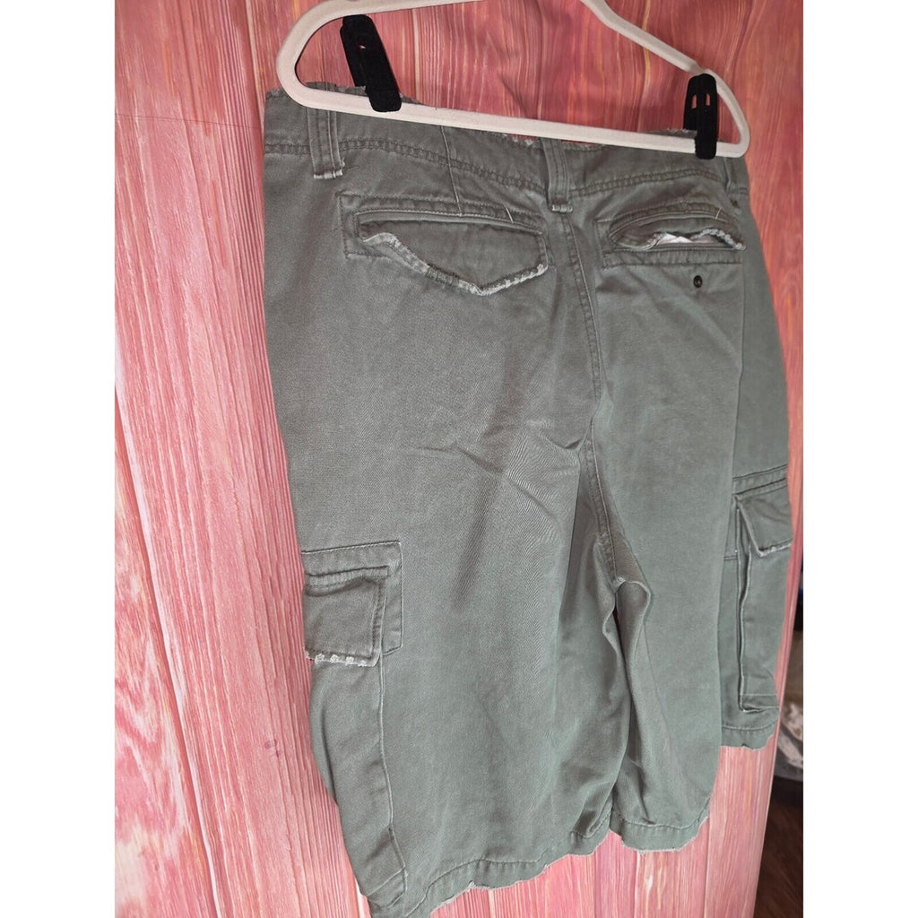 Aeropostale Authentic Cargos Men's Cargo Shorts Size 36 Green