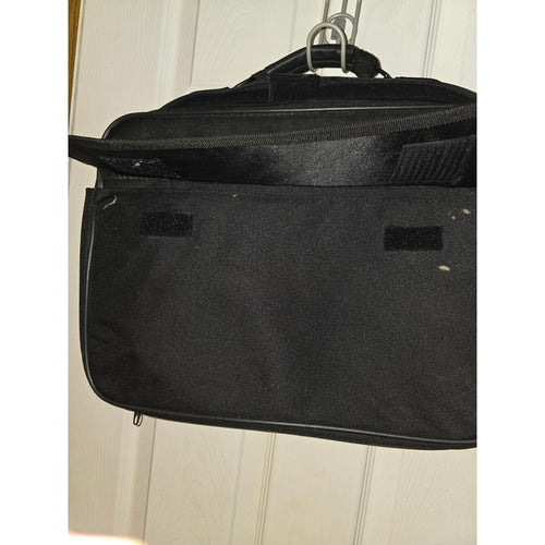 Black briefcase laptop bag