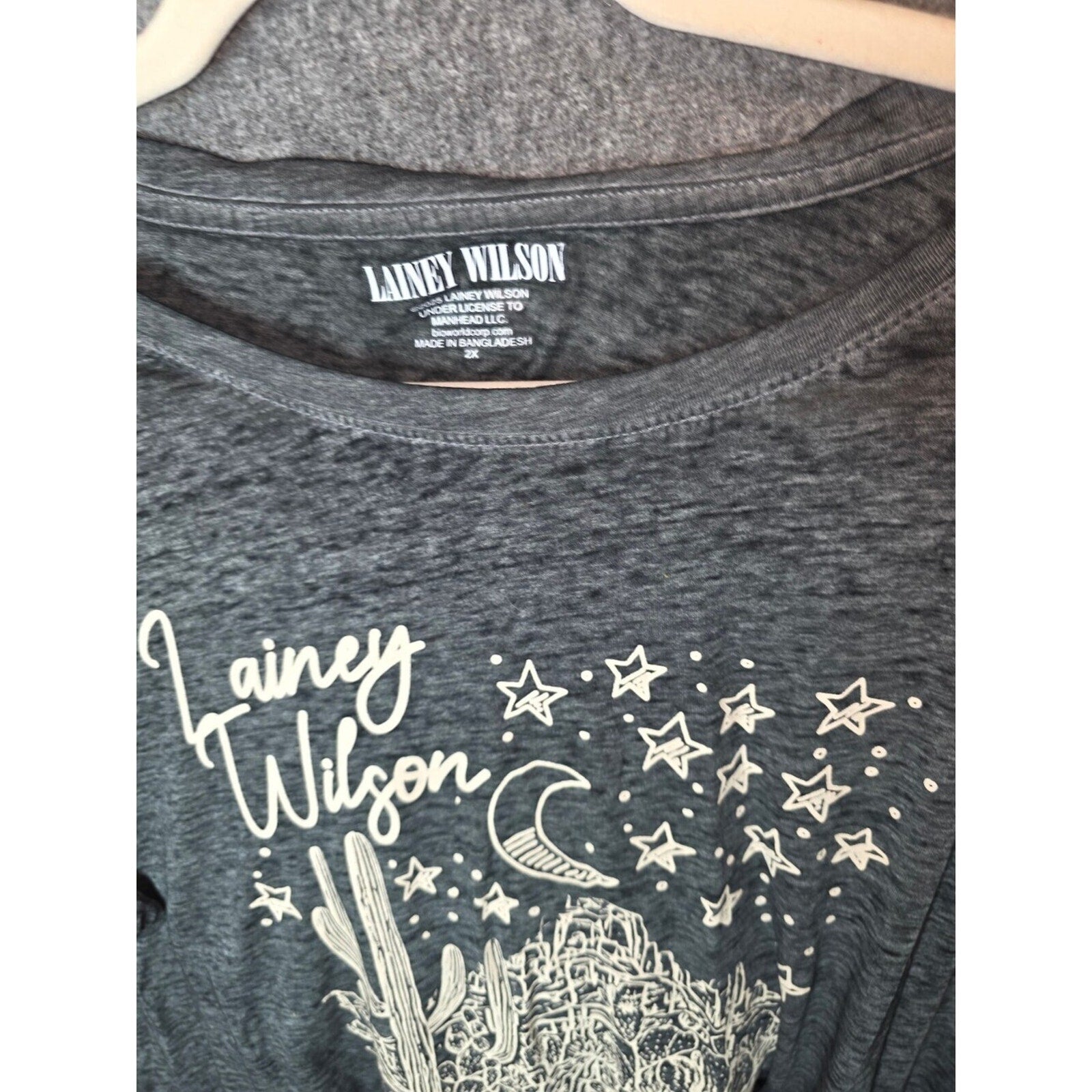 Lainey Wilson Hill Bottom Country Graphic T-Shirt Size 2X