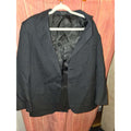 DKNY Mens Sport Coat Dark Grey With Pinstripe
