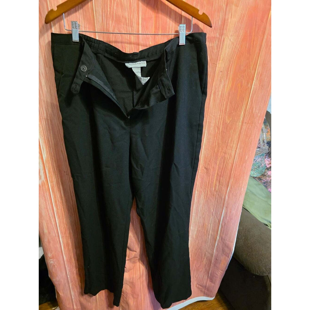 Sag Harbor Women's Black Dress Pants Size 16 Style R43060