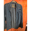 Aramark Mens Large Denim Work Shirt Paramount Coal Deep Mine 26 Jean