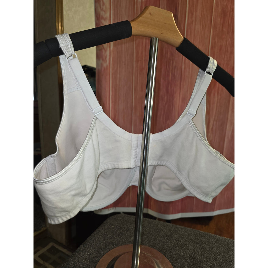 Cacique Lane Bryant White Balconette Bra 46C (MSRP $55)