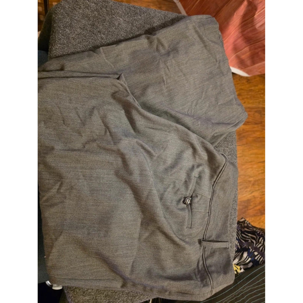 Larry Levine Woman Plus Size 24WP Gray Short Career Trousers/Dress Pants