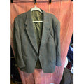 Towncraft Gray Herringbone Tweed Wool Classic Sport Coat Blazer Jacket