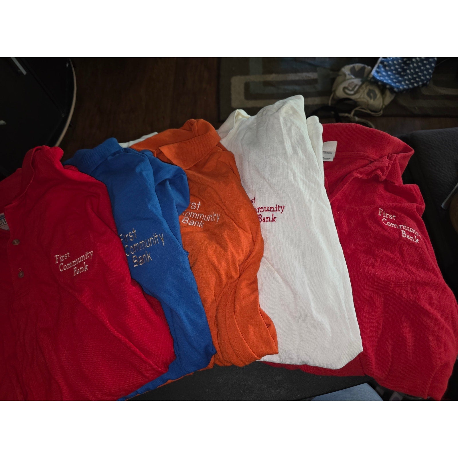 5-Pack Adult 2XL Polos - Versatile Work & Craft Lot