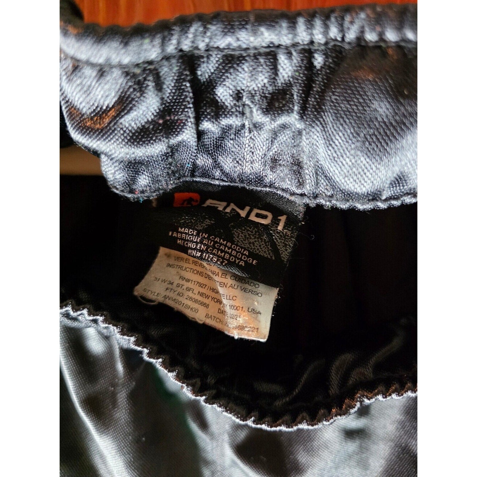 AND1 Men's Black Athletic Basketball Shorts Size 3XL