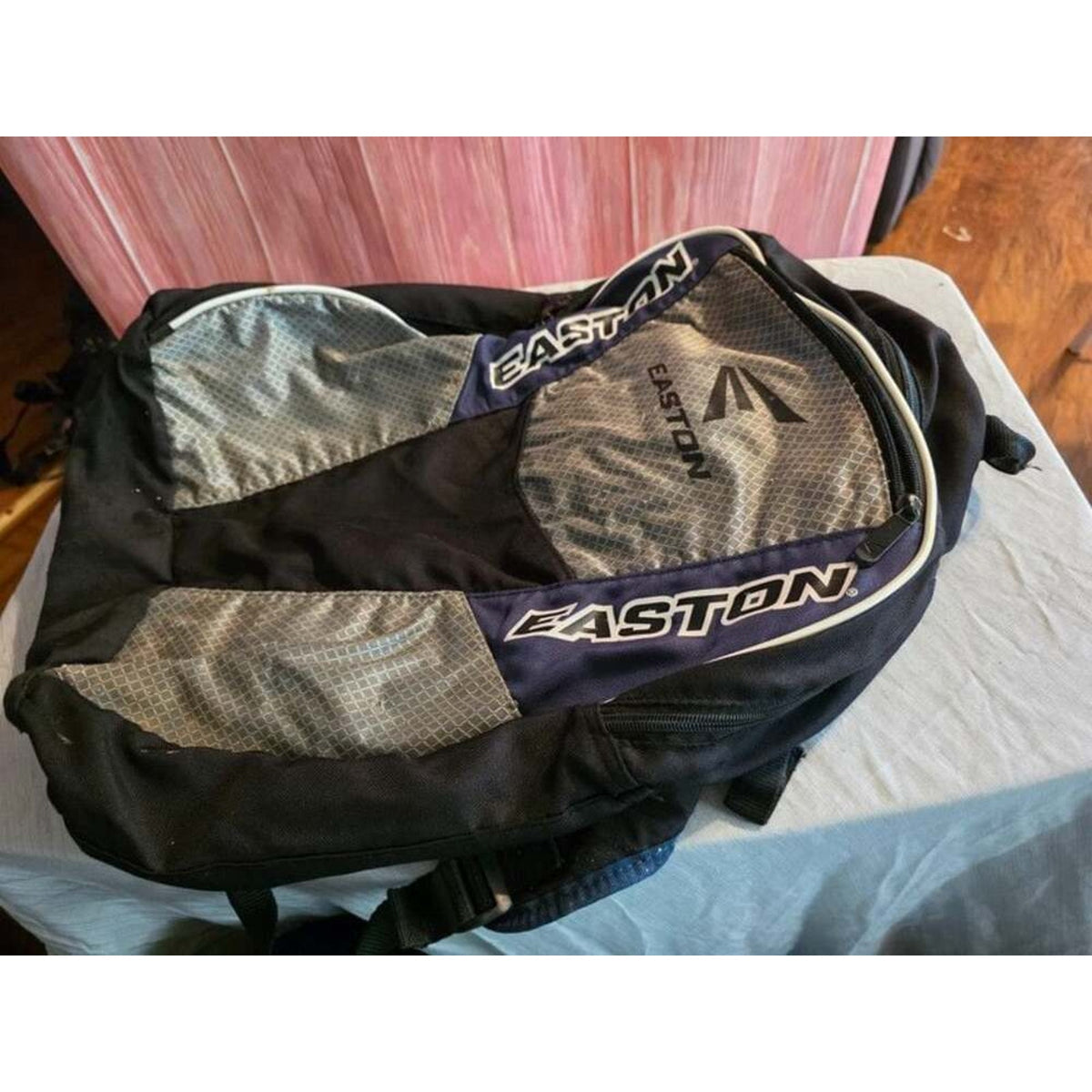 Easton Baseball / Softball Equipment Backpack - Black & Navy Blue