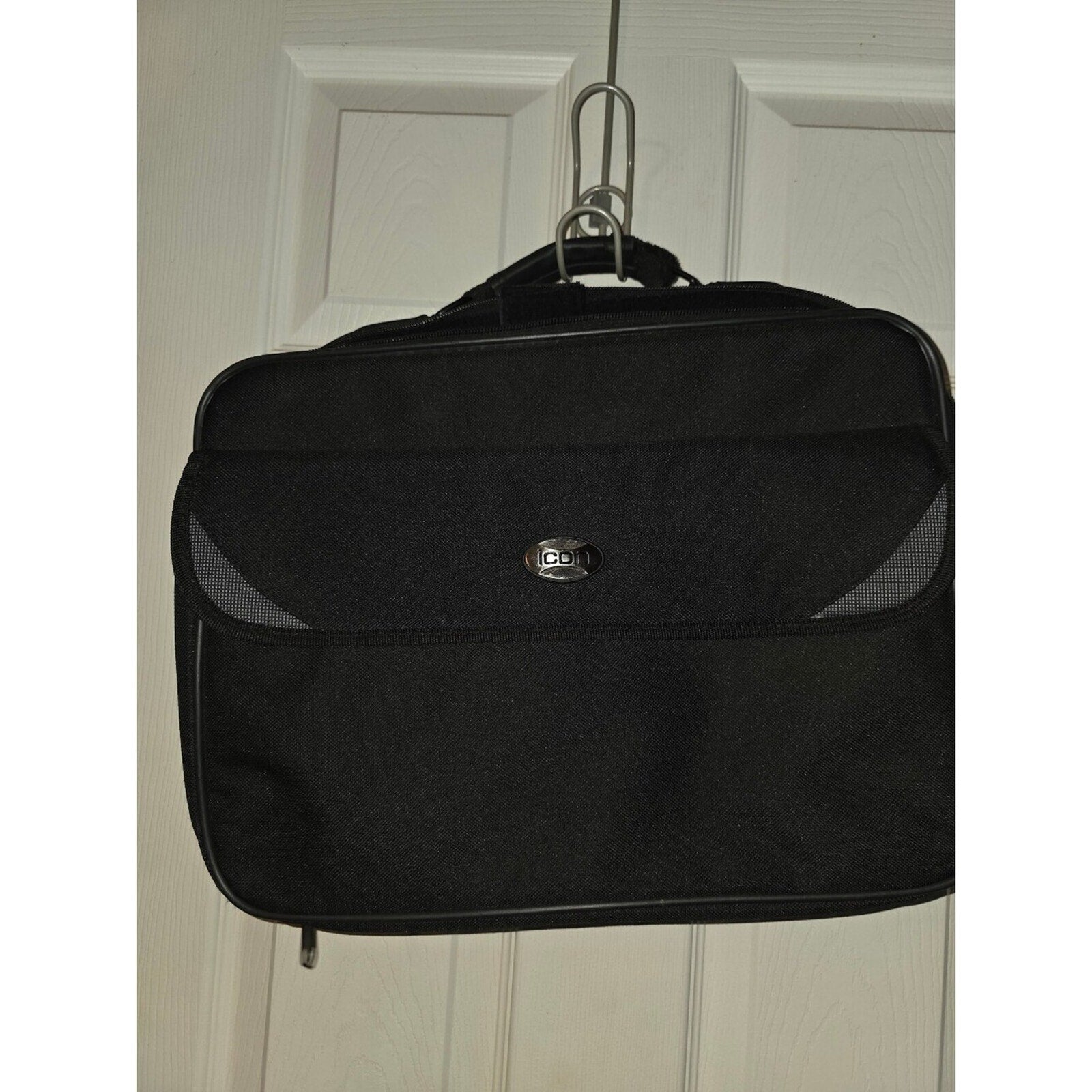 Black briefcase laptop bag