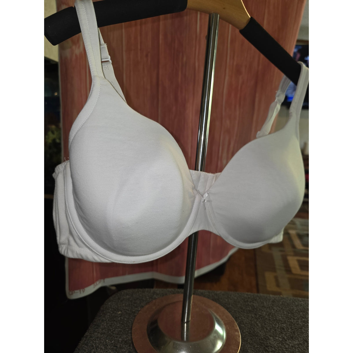 Cacique Lane Bryant White Padded Balconette Bra 46C (MSRP $55)