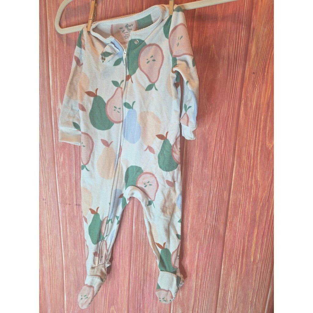 Carter's Baby Footed Pajamas with Pear  18 Months