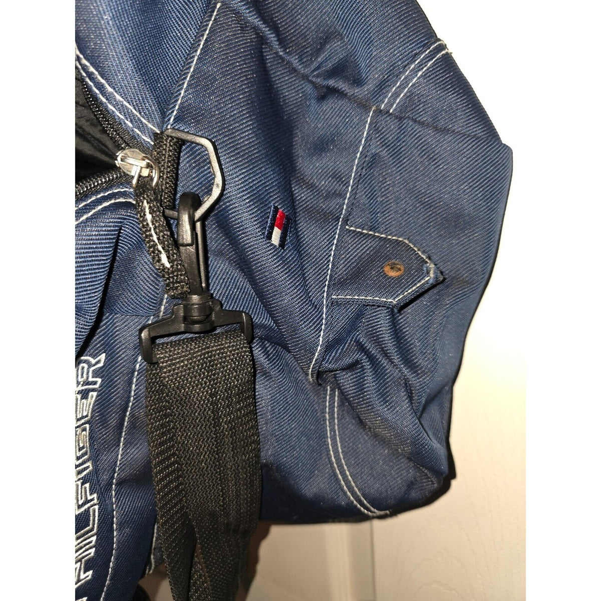 Tommy Hilfiger navy duffel bag