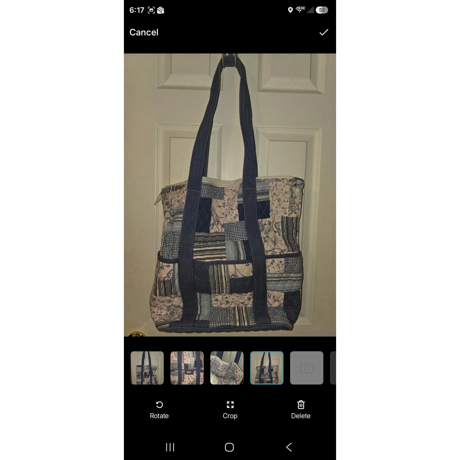 Charming Bellataylor Patchwork Quilted Everyday Tote Bag