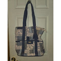 Patchwork floral tote bag
