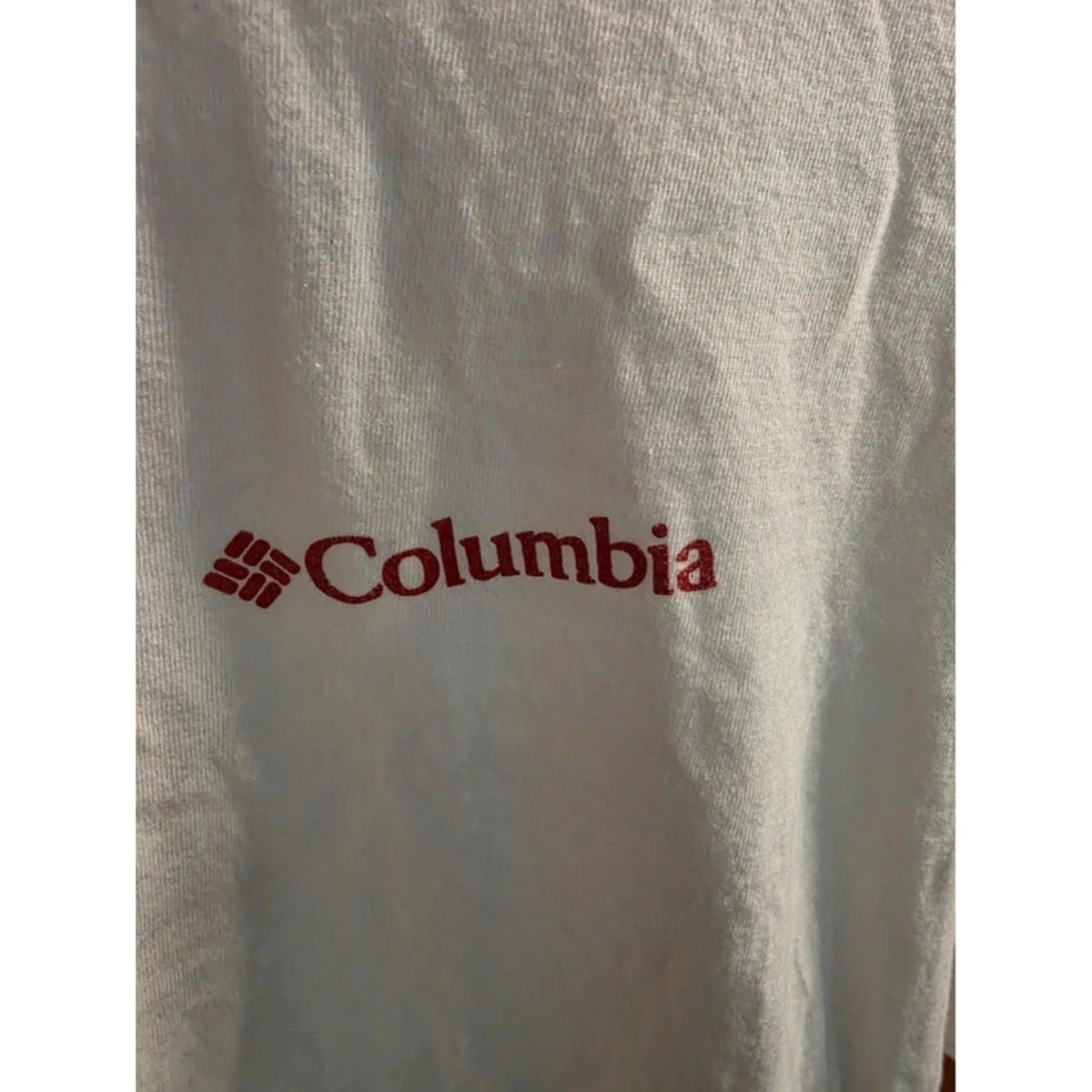 Columbia Men’s XL White Graphic T-Shirt - "Always Outside" Mountain Back Print