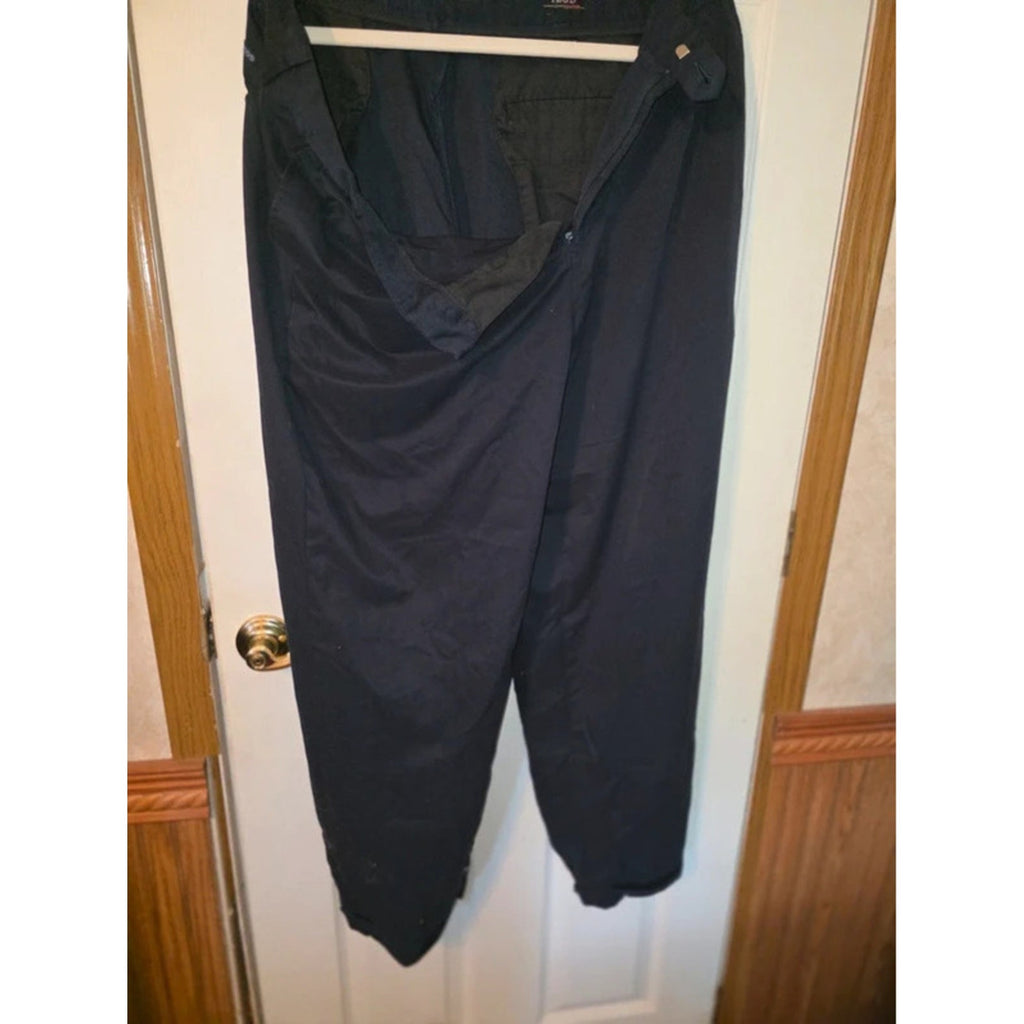 IZOD Mens Performance Golf Chino Pants 36x32 Navy Blue