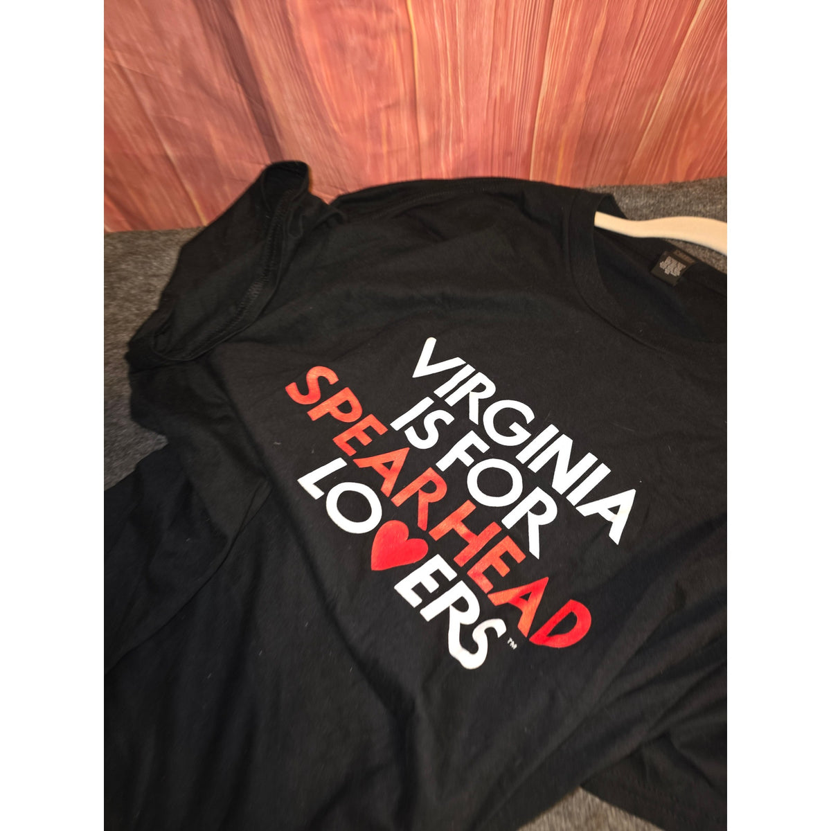 Virginia Is For Lovers Graphic T-Shirt Mens 2XL Black Anvil Heart Outdoor Tee