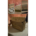 Vintage Jaclyn Smith Beige Crossbody Organizer Bag - 80s/90s Retro Wallet Purse