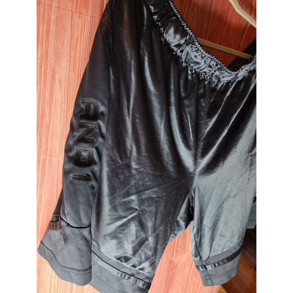 AND1 Men's Black Athletic Basketball Shorts Size 3XL